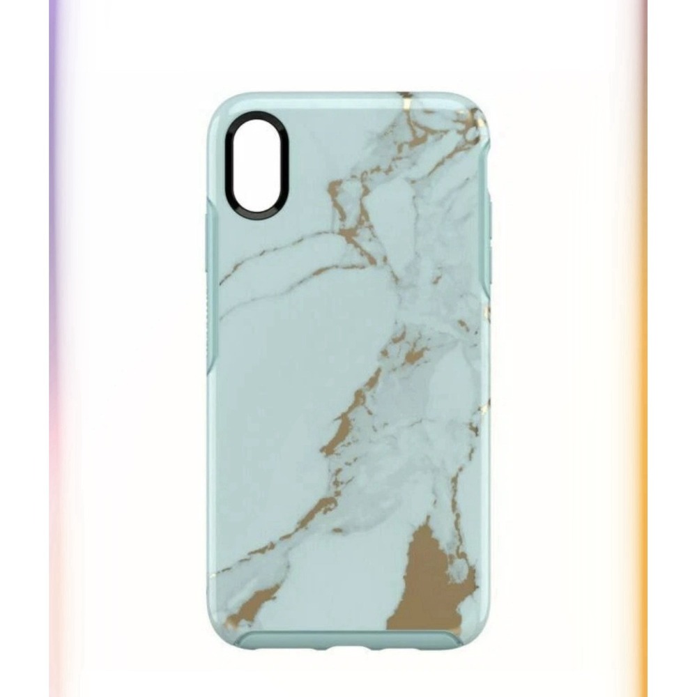 ☀️Otterbox Apple iPhone XS Max Symmetry‎ Phone Case - Teal Marble